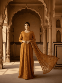 Indian chikankari suits unstitched 2p