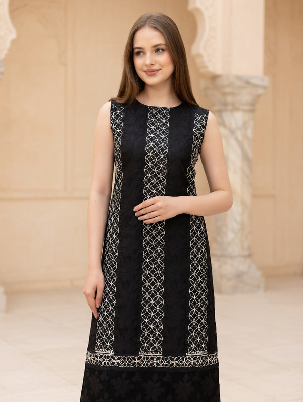 Indian chikankari Lucknowi Kurta Unstitched