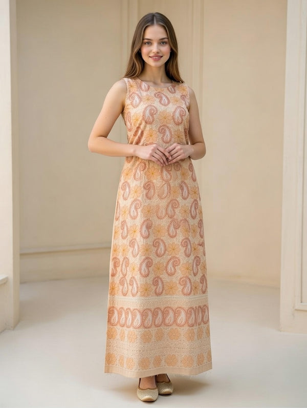 Indian chikankari Lucknowi Kurta Unstitched